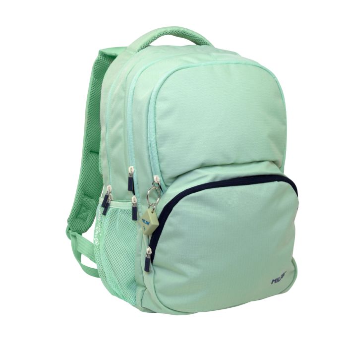 Mochila 4 cremalleras (25 L) serie 1918, verde • MILAN