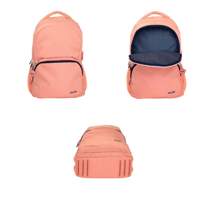 4-zip school backpack (25 L) 430 since 1918 collection, pink