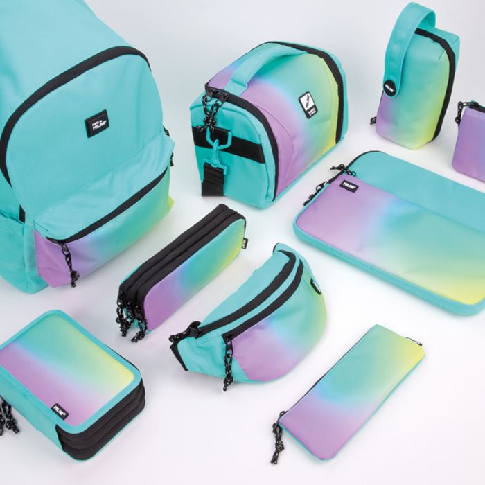 Turquoise backpack for school on sale