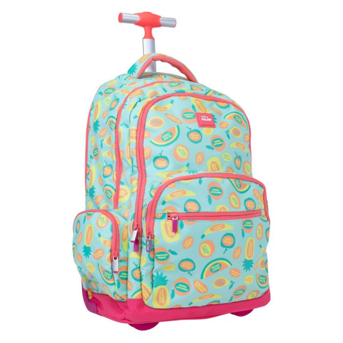 Mochila escolar 4 cremalleras (25 L) serie The Fun, azul • MILAN