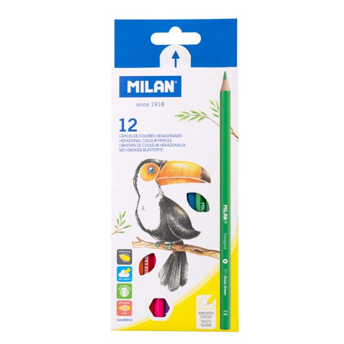 LAPICES DE COLORES MILAN ESTUCHE METALICO