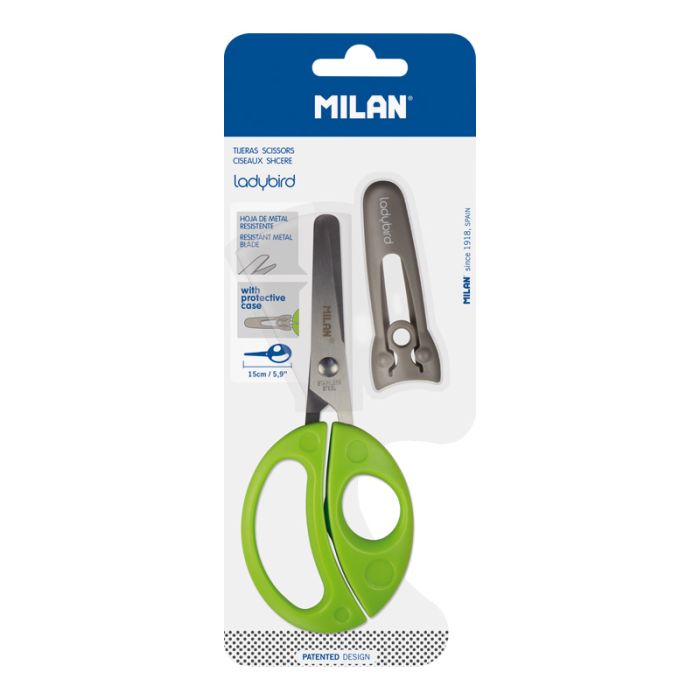 Blister pack zig-zag scissors with 4 interchangeable blades • MILAN