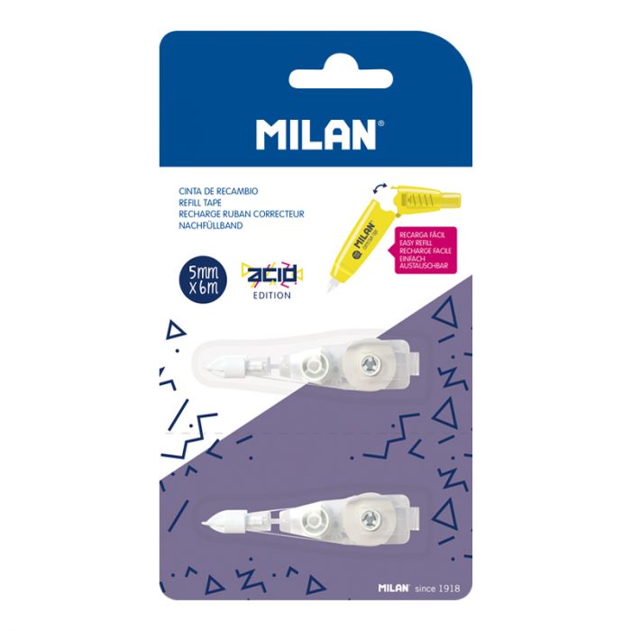 MILAN Display Cube 40 Cylindrical Correction Tapes 5 x6 M 1918 Series