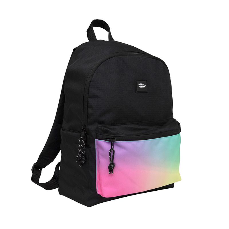 Classic school backpack 22L Sunset black MILAN